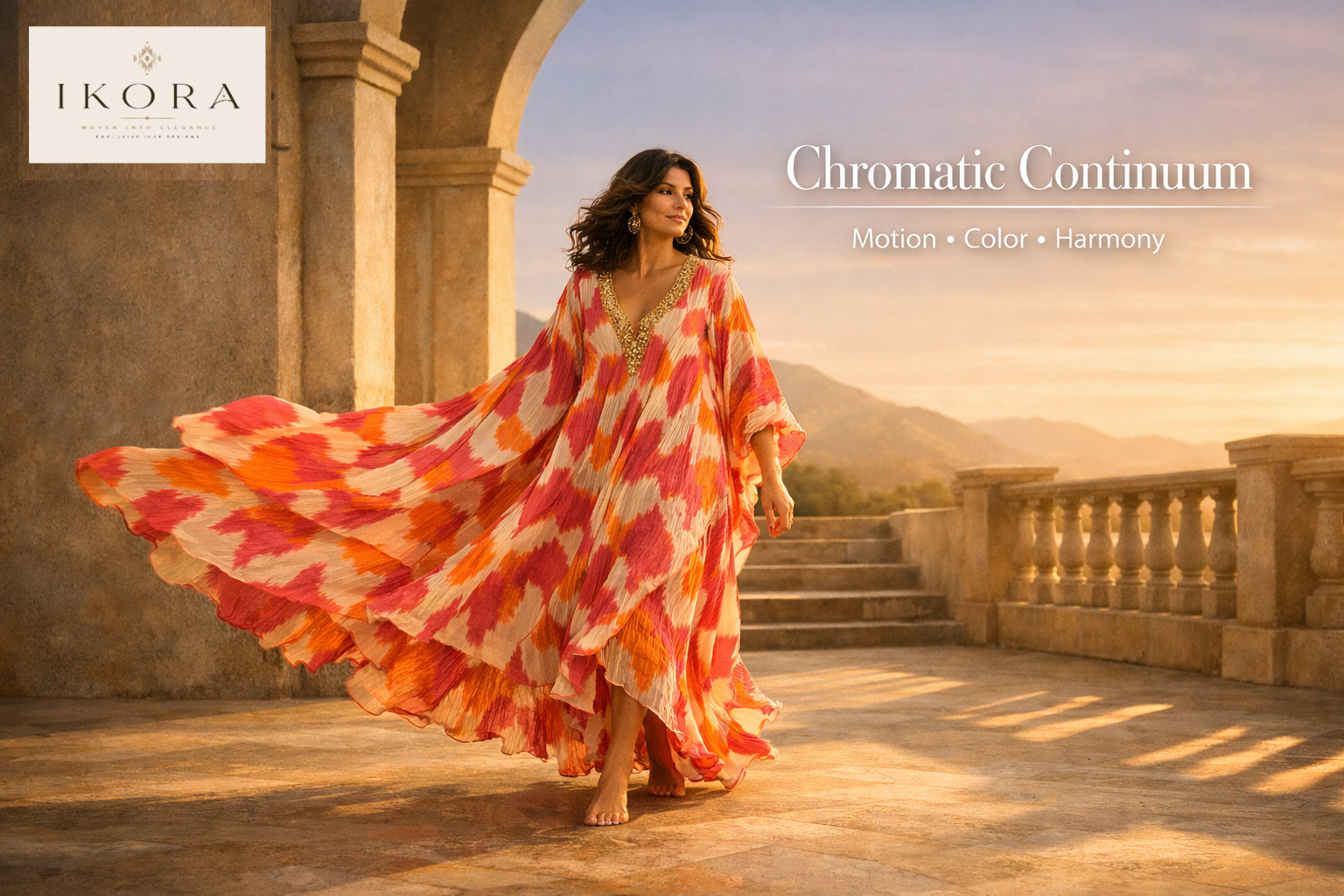 IKORA · Resort Line "Sunlit Draping · Effortless Escape"