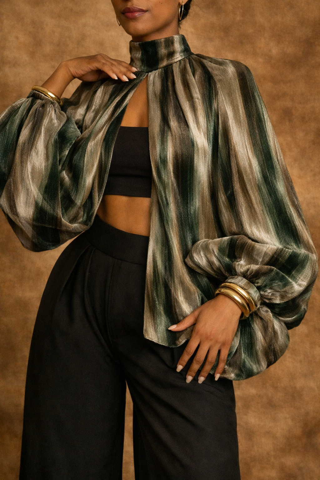 Bronze Meridian Ikat Blouse — image 1