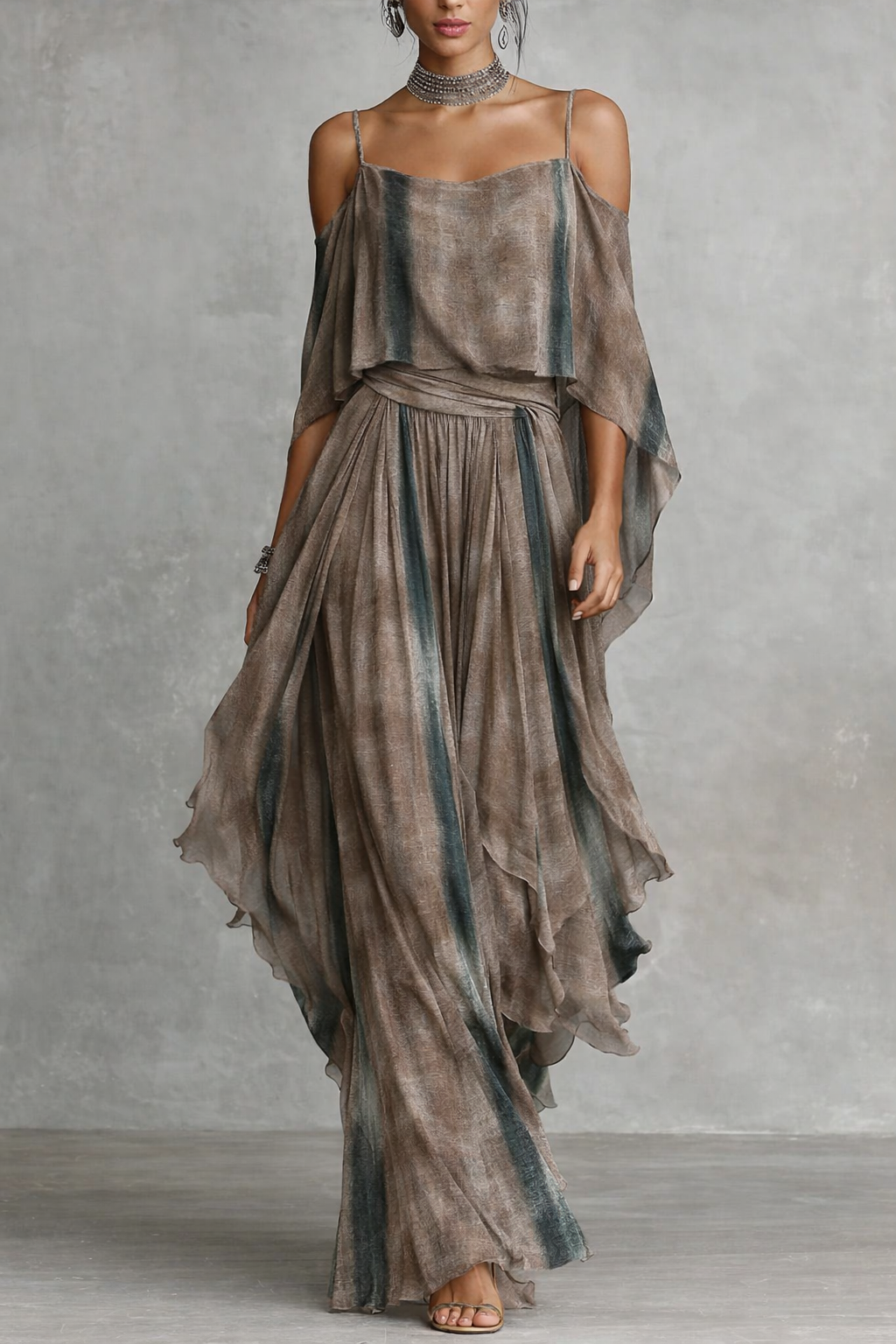 Spiral Royal Gown