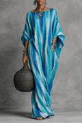 Royal Ikat Gown — Satin Silk