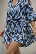 Lagoon Ikat Shirt & Shorts Set — image 1
