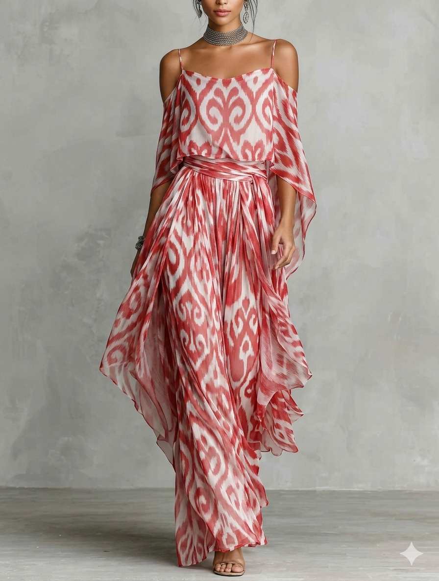 Eclipse Ikat Gown