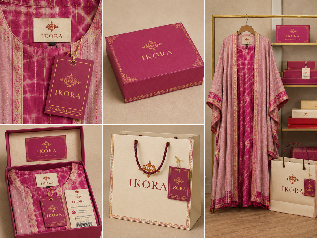  IKORA clothing and gift packaging