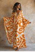 Amber Tide Flowing Kimono