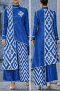 Indigo Panel Vest Set — image 1