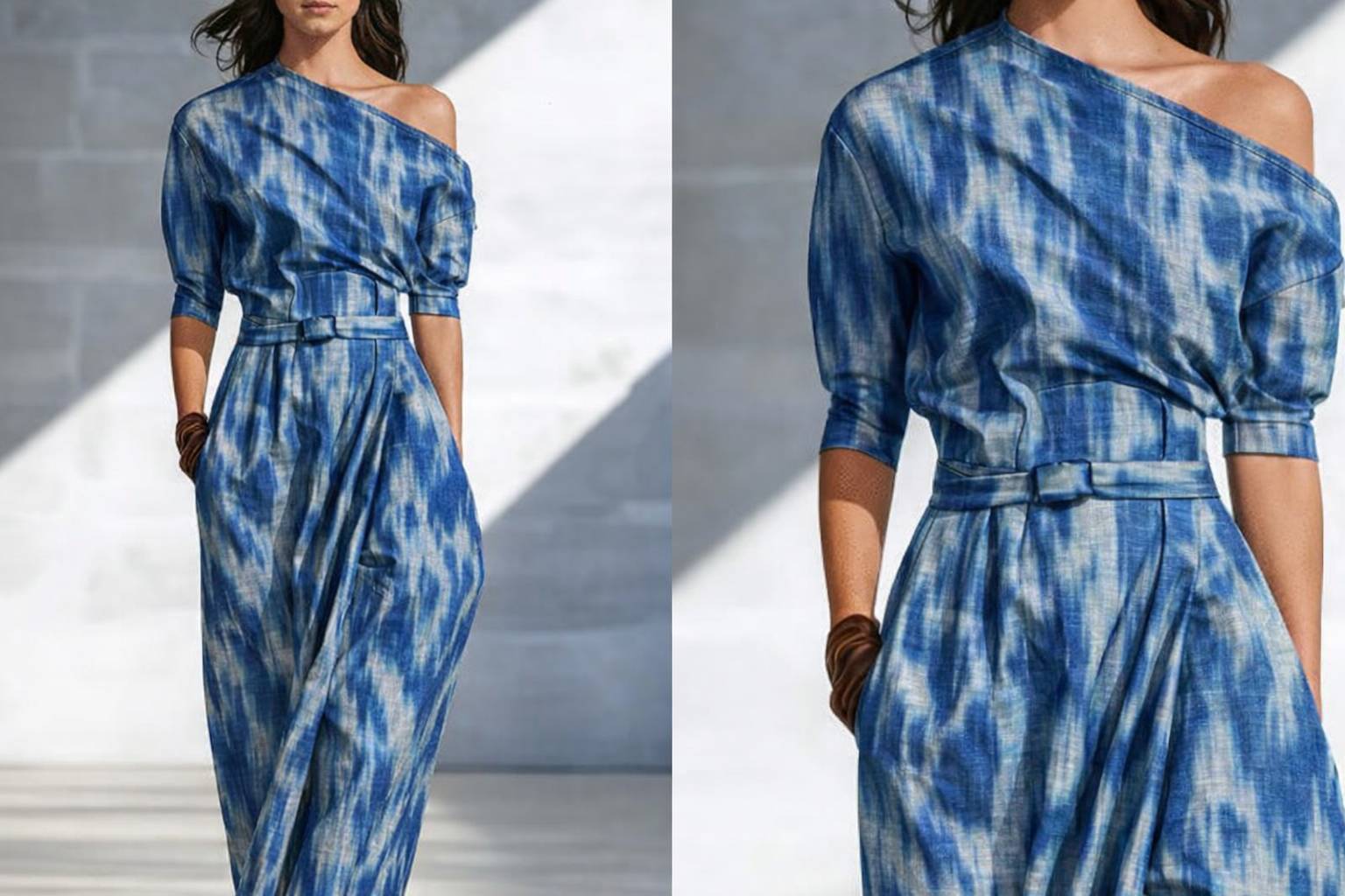 Royal Ikat Gown — Silk Ikat