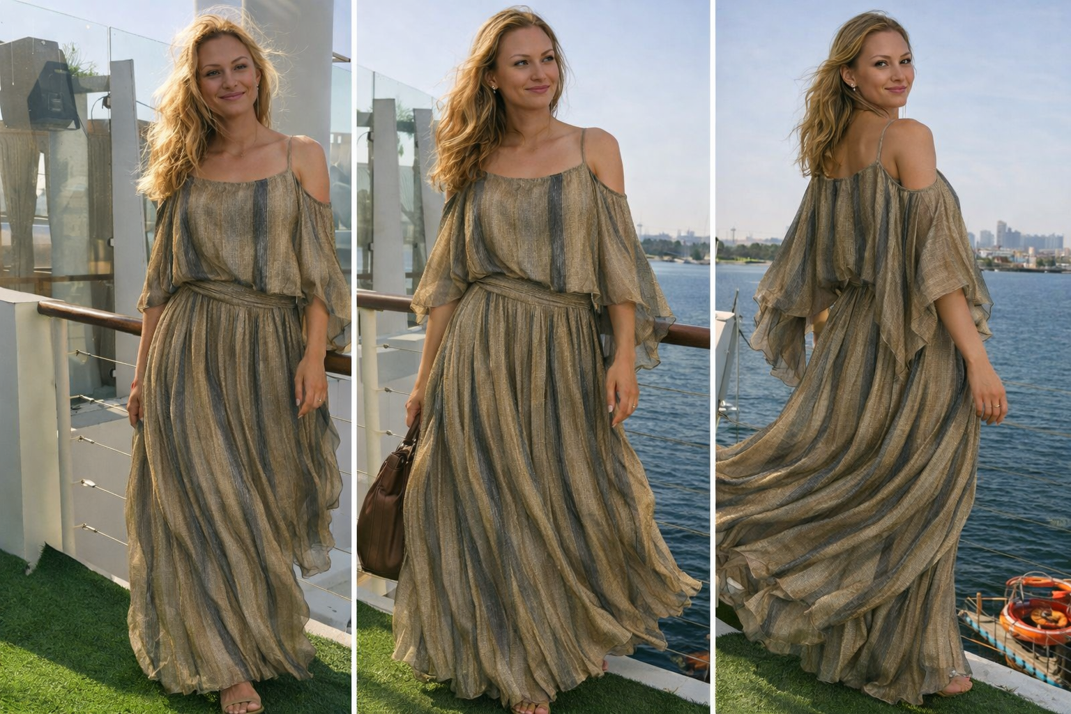 Spiral Royal Gown