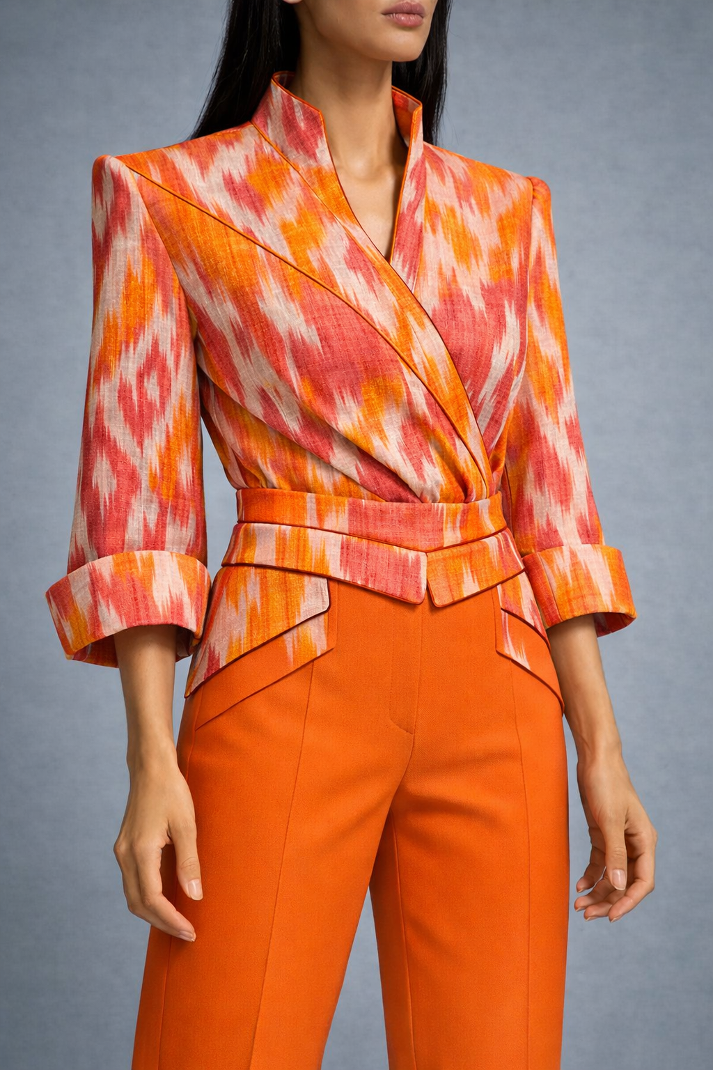 Ember Peplum Two‑Piece Set