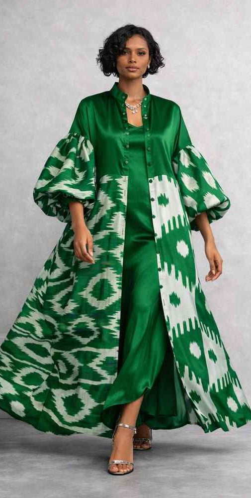 Ikat Maxi Bazaar Dress