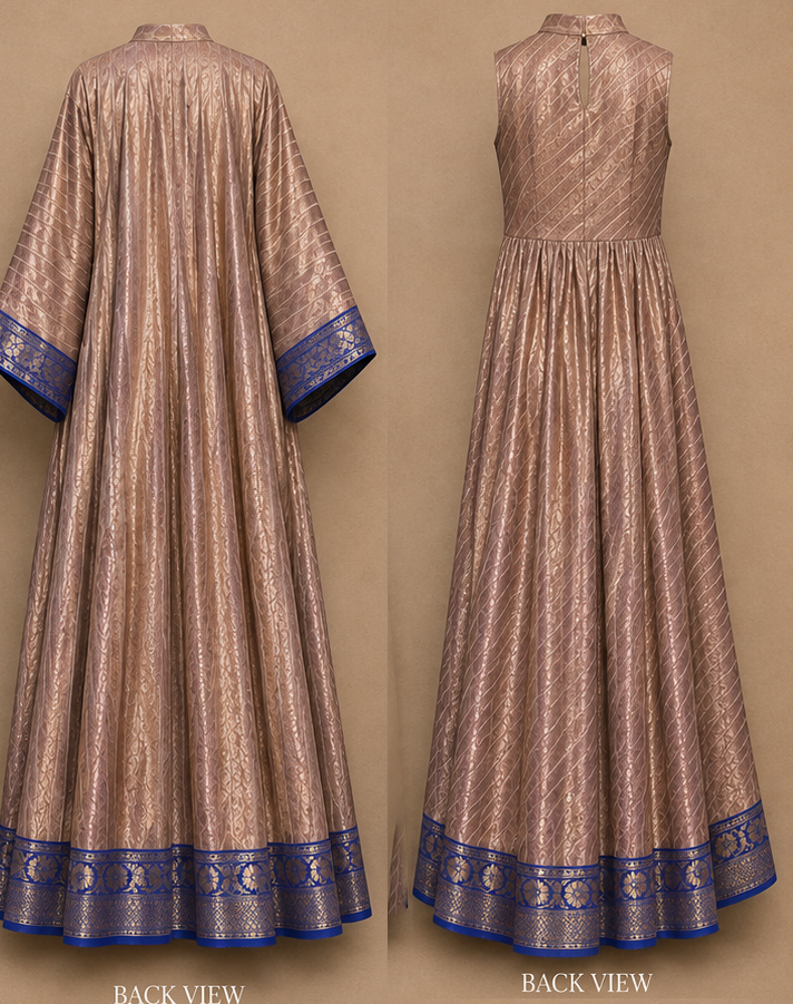 Uzbek Ikat Kaftan Set | Luxury Silk Resort Wear | IKORA