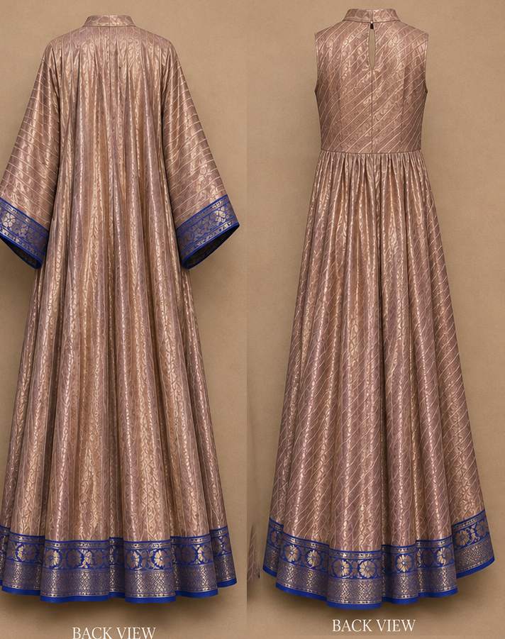 Uzbek Ikat Kaftan Set | Luxury Silk Resort Wear | IKORA