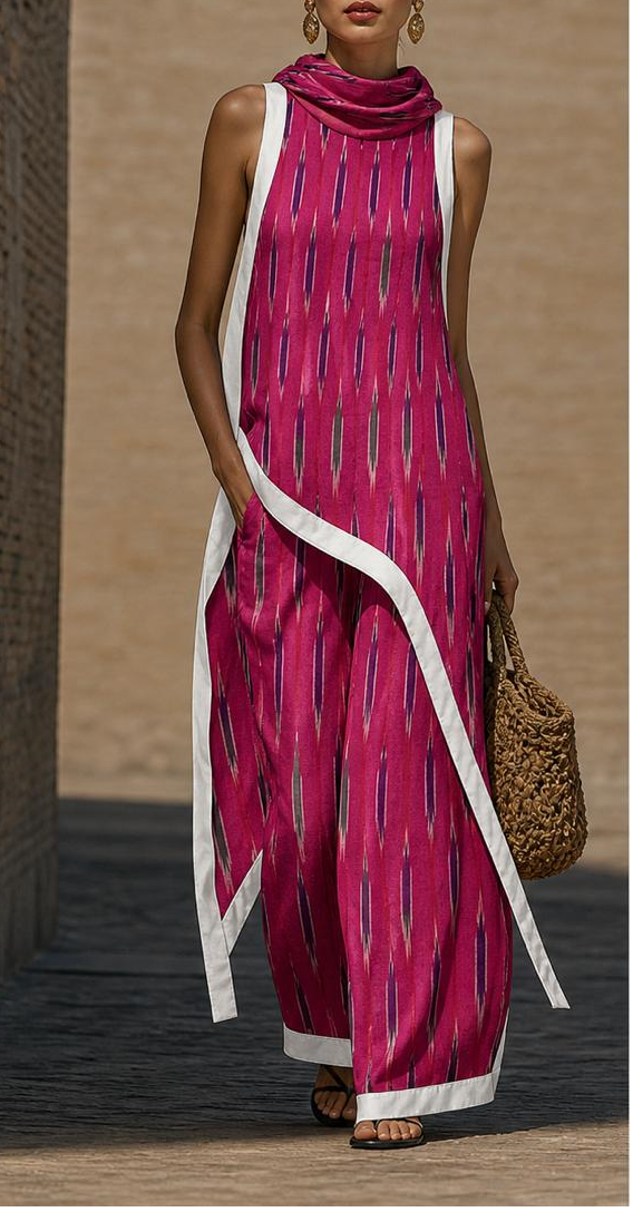 Crimson Sun Gown