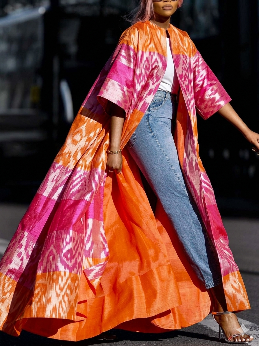 Solare Ikat Robe