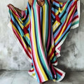 Carnival Diagonal Stripe Kimono