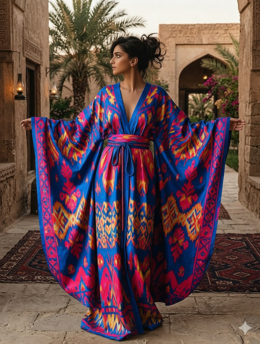 Amber Ikat Court KIMONO